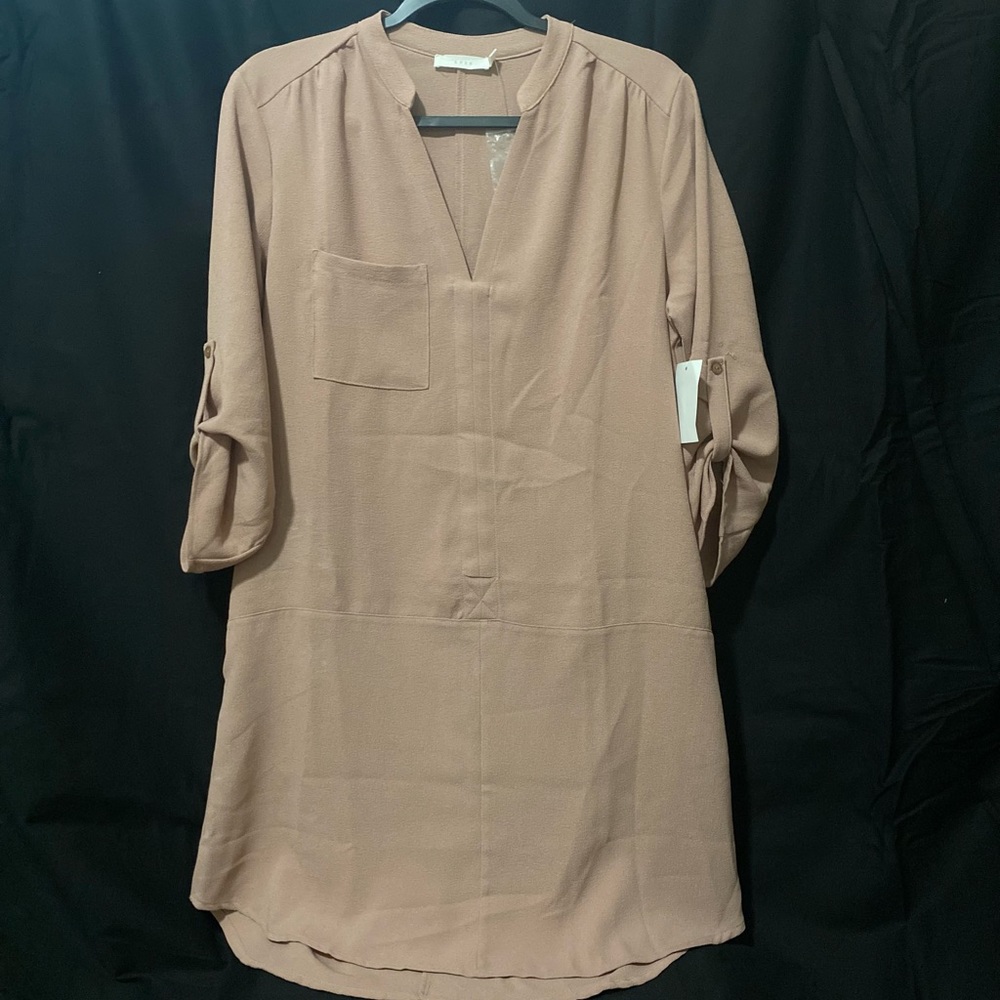 Vintage Pink 3/4 Sleeved Dress